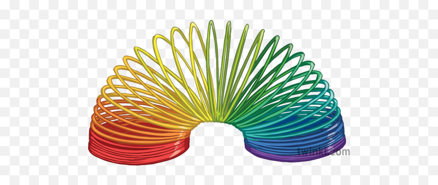 Slinky 2 Illustration - Toy Png,Slinky Png