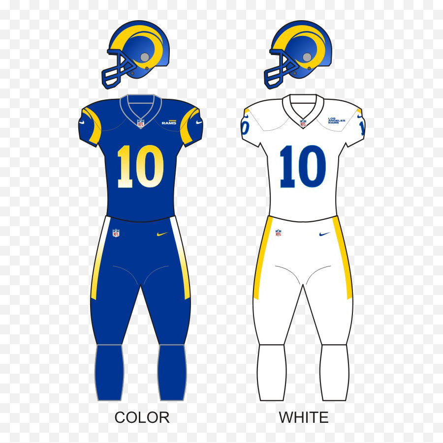 Los Angeles Rams - Saints Uniforms Png,La Rams Logo Png