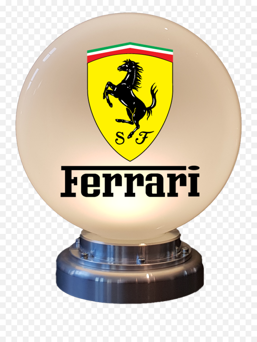 Ferrari Logo Globe - Logo Ferrari Clip Art Png,Ferarri Logo