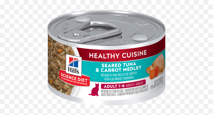 Hillu0027s Science Diet Adult Healthy Cuisine Seared Tuna - Hills Chicken And Rice Cat Food Png,Carrot Transparent