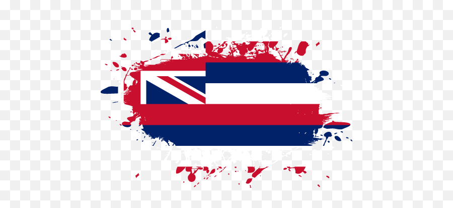 Vector Country Flag Of Hawaii - Ink Splat Vector World Flags Vector Pakistan Flag Png,Splat Transparent