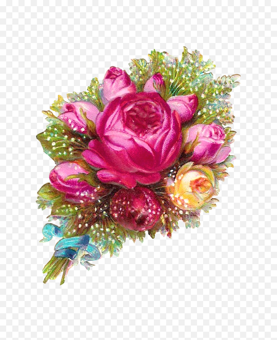 Download Pink Roses Flowers Bouquet Png Transparent
