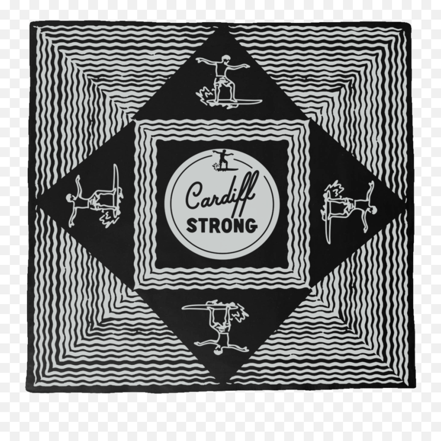 Cardiff Strong Banadana Black U2014 101 Main Street Png Bandana