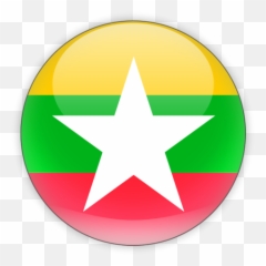 Myanmar In 2021 Flag Icon Flags Of The World Peace Symbol - Round Icon png