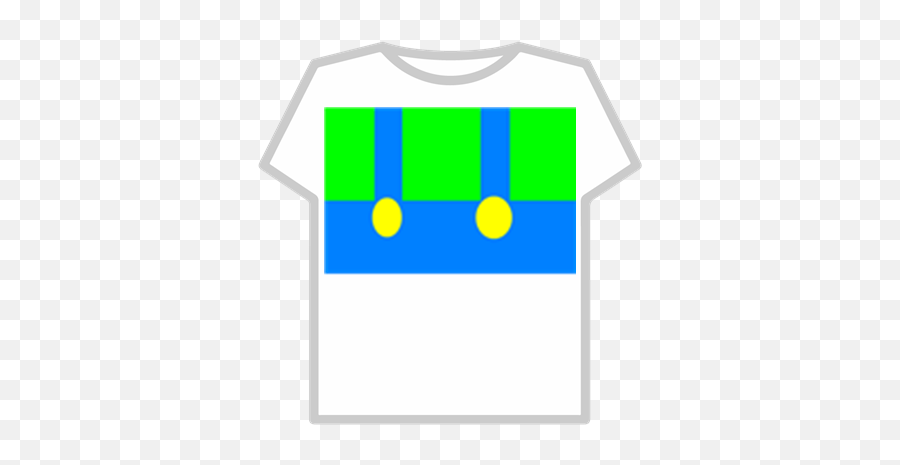 Luigi Overallspng - Roblox Transparent Roblox T Shirt Template,Overalls Png