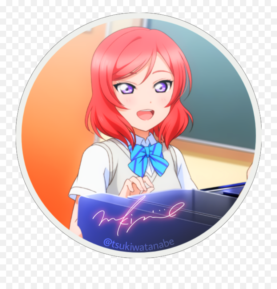 Loveliveallstars Makinishikino Image By Tsuki Watanabe - Maki Nishikino Kimono Icons Png,Maki Icon