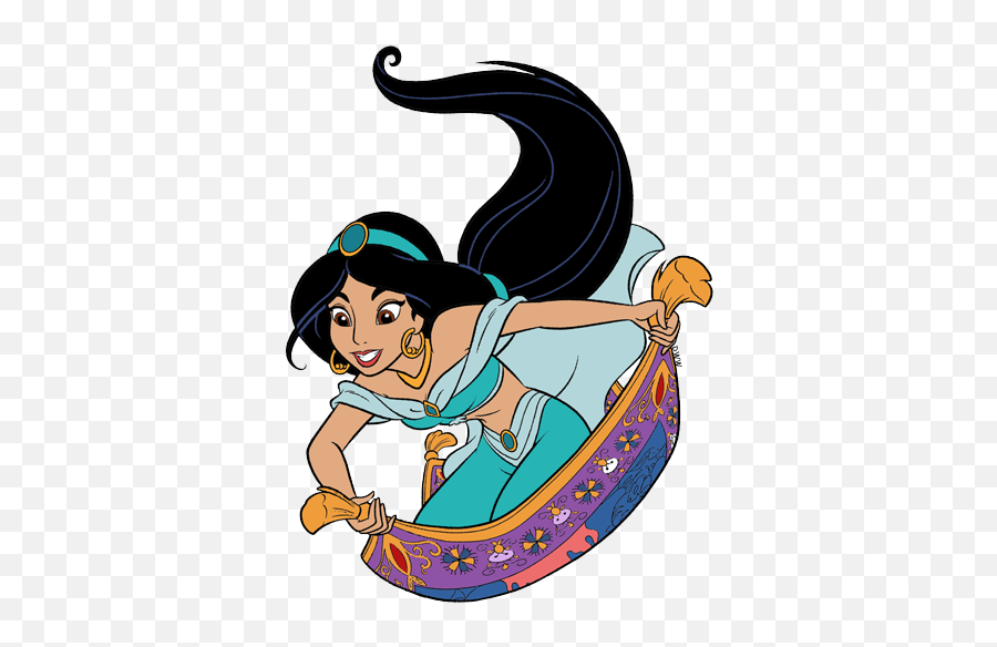 Jasmine Clip Art - Jasmine And Flying Carpet Png,Princess Jasmine Png