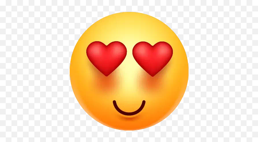 Heart Eyes Emoji Png Photo Mart - Emoticon Heart With Eyes Png,Heart Icon Iphone