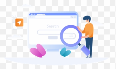 Best Premium Web Search Illustration Download In Png - Language