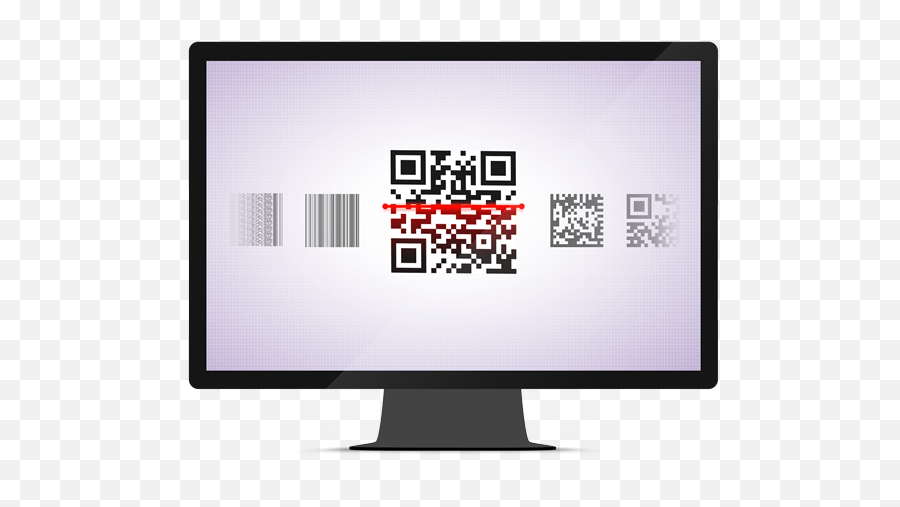 Gdpicturenet Qr - Code Barcode Reader And Generator Sdk Scanning Barcode On Monitor Png,Qr Code Generator Icon
