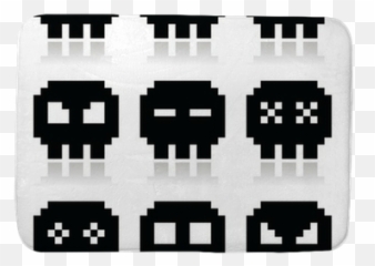Bath Mat Pixelated 8bit Skull Vector Icons Set - PIXERSUS Muine Bay Resort png