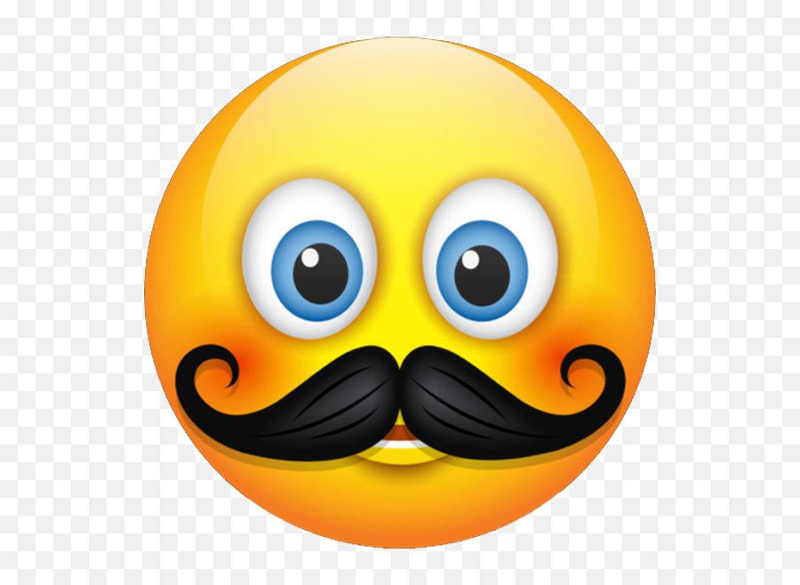 Mustache Emoji - Props Emoji Png Full Size Png Download Hd Emoji Images Download,Mustache Icon For Facebook
