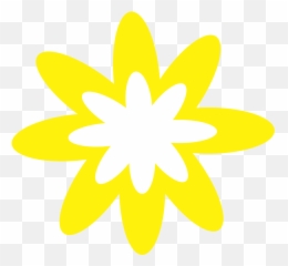 Free Yellow Burst Flower - Website Dashboard Icons Clipart png