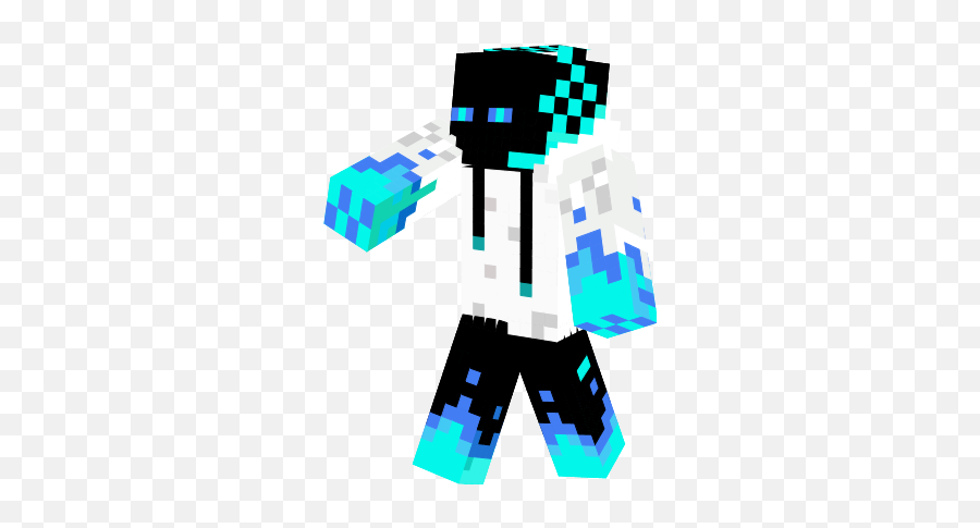 Ice Enderman 2 - Minecraft Ice Enderman Skin Png,Minecraft Enderman Png