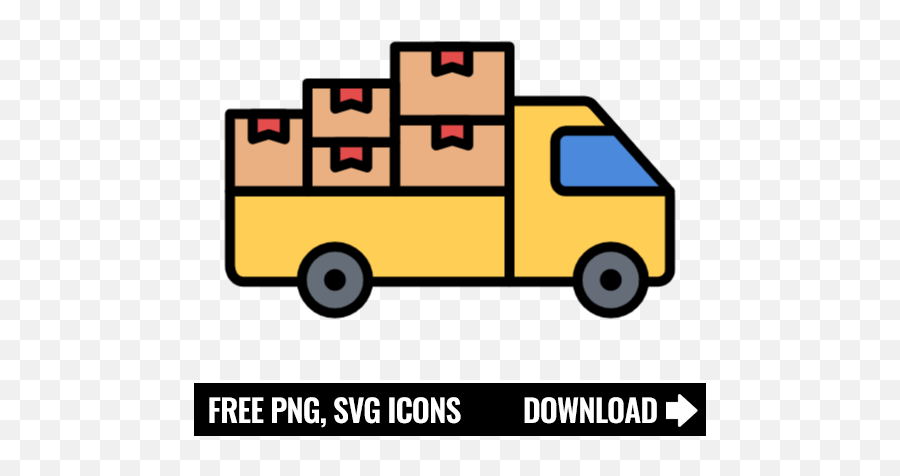 Free Moving Truck Icon Symbol Png Svg Download Moved