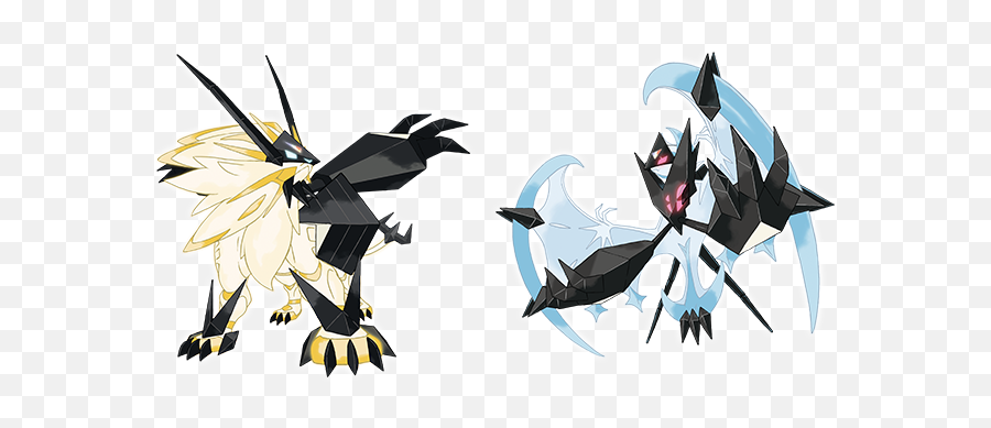 Pokemon Ultra Sun And Moon Png 3 - Lunala Y Solgaleo Necrozma,Sun And Moon Png