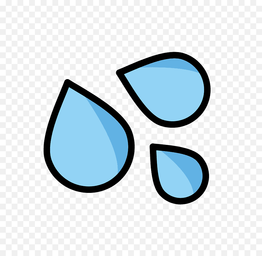 Splashing Sweat Symbol - Emoji Meanings U2013 Typographyguru Sweat Droplets Png,Sweat Emoji Png