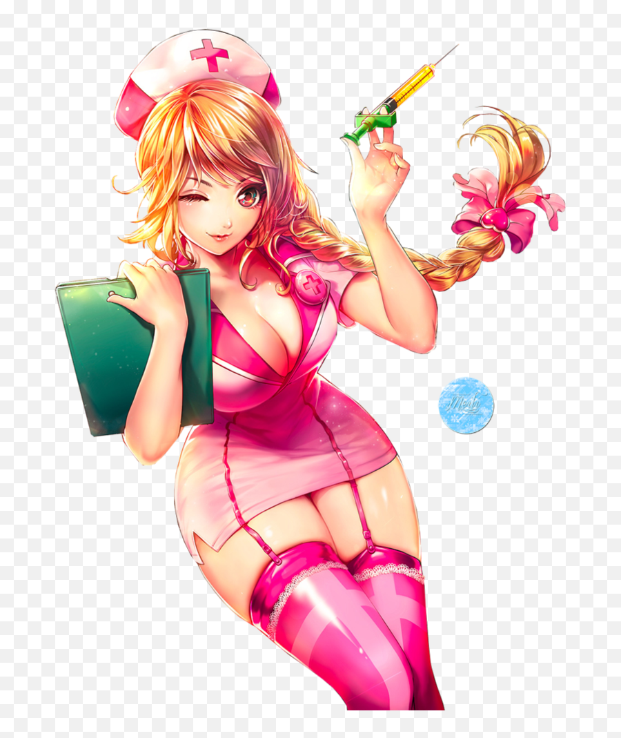 Download Hd Hot Anime Girl Png Clip Art - Anime Girl Hot Nurse,Hot Anime Girl Png
