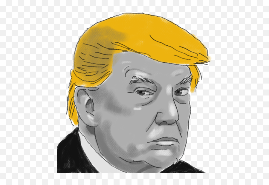 Us President Donald Trumps Allies In - Sketch Png,Trump Head Transparent