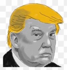 Us President Donald Trumps Allies In - Sketch Png,Trump Head Transparent