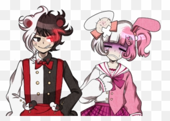 Human Monokuma And Monomi - Human Monokuma And Monomi Png,Monokuma Png