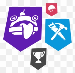 Download Purple Text Royale Games Fortnite Battle Epic Hq - In Banners png