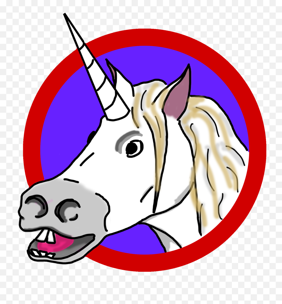 Unicorn Head Clip Art - At Kafas Logo Png,Unicorn Head Png