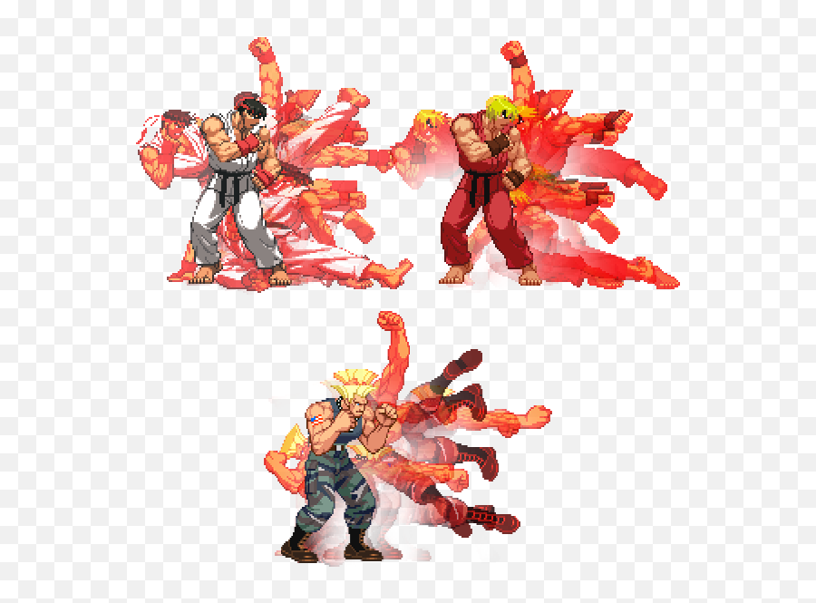 Subtle Differences Between Ryu And Ken - Ryu Street Fighter 5 Frames Png,Ryu Transparent