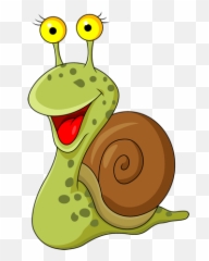 Download Funny Snail And Turtle Cartoon - Cartoon Snail Transparent Png,Snail Png