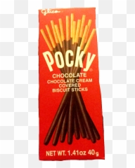Download Hd Glico Pocky Biscuit Sticks - Japan Biscuit Chocolate Stick Png,Pocky Png