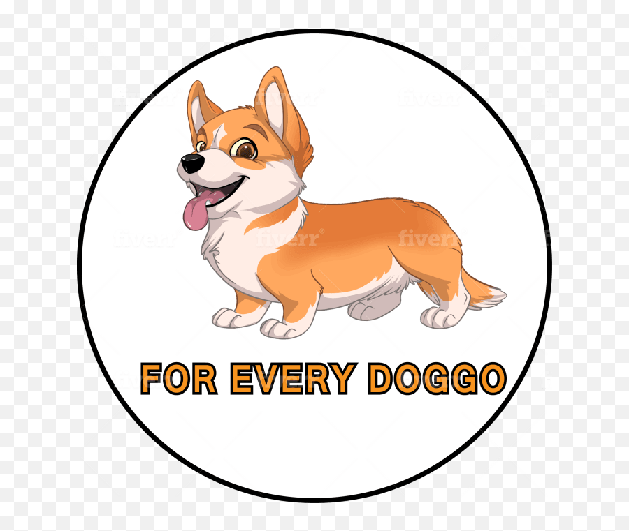 Design Petdogcat Or Animal Logo Within 24 Hrs - Corgi Clipart Png Free,Doggo Png