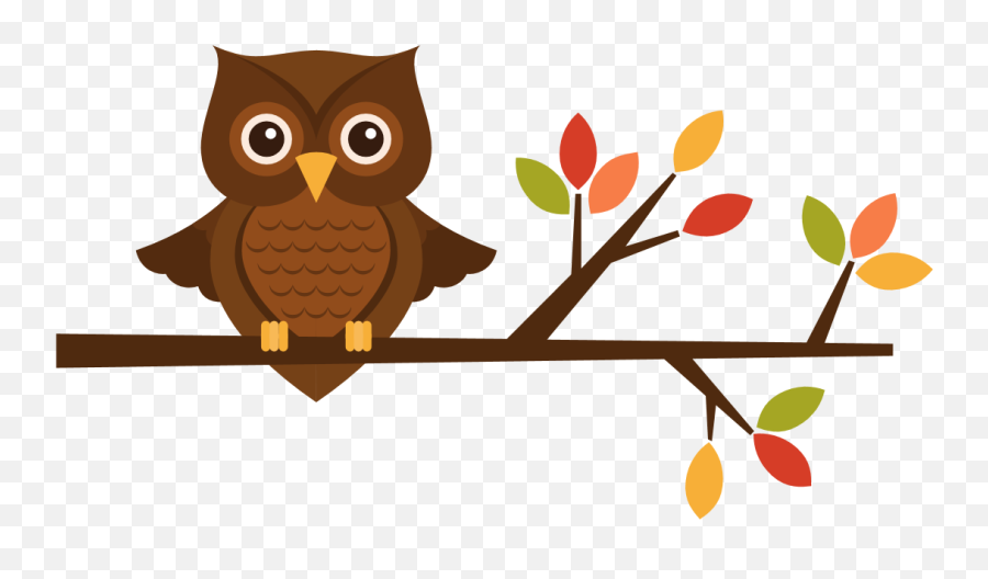Download October Owl Clip Art - Fall Clip Art Owls Png,Owls Png