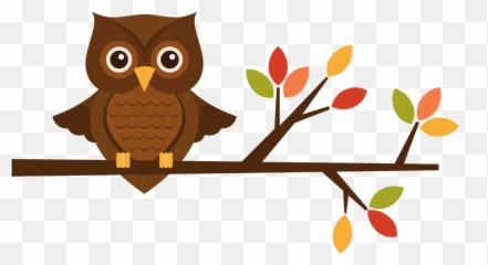 Download October Owl Clip Art - Fall Clip Art Owls Png,Owls Png
