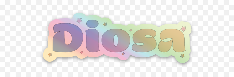 Diosa Holo Sticker - Construction Paper Png,Holo Png