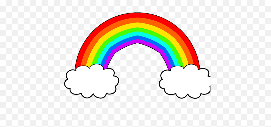 Download Picture Library Stock Animation Rainbow Transprent - Cartoon Rainbow Png,Clouds Png Cartoon