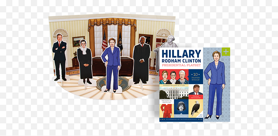 Hillary Rodham Clinton Presidential Playset Quirk Books - Hillary Rodham Clinton Presidential Playset Png,Hillary Clinton Png