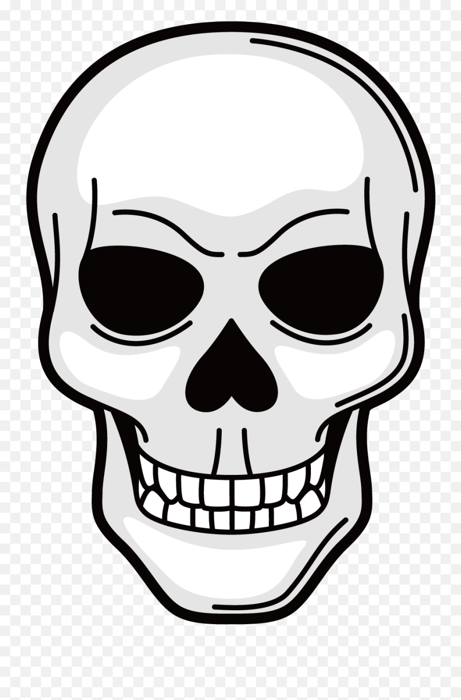 Face Tattoo Png - Old School Skull Drawing,Face Tattoo Png