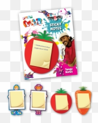 Pogo Mad Magnetic Sticky Notes - Png