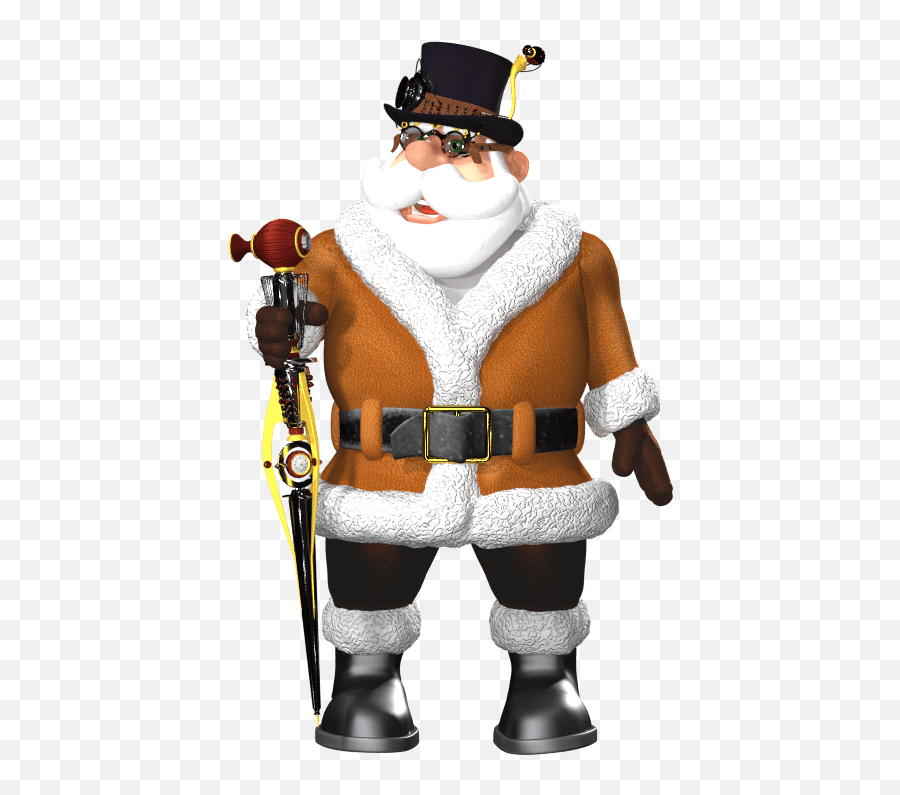 Christmas Santa 3d For Poser U0026 Daz Studio News Free Downloads - Steampunk Santa Claus Png,Santa Png Image