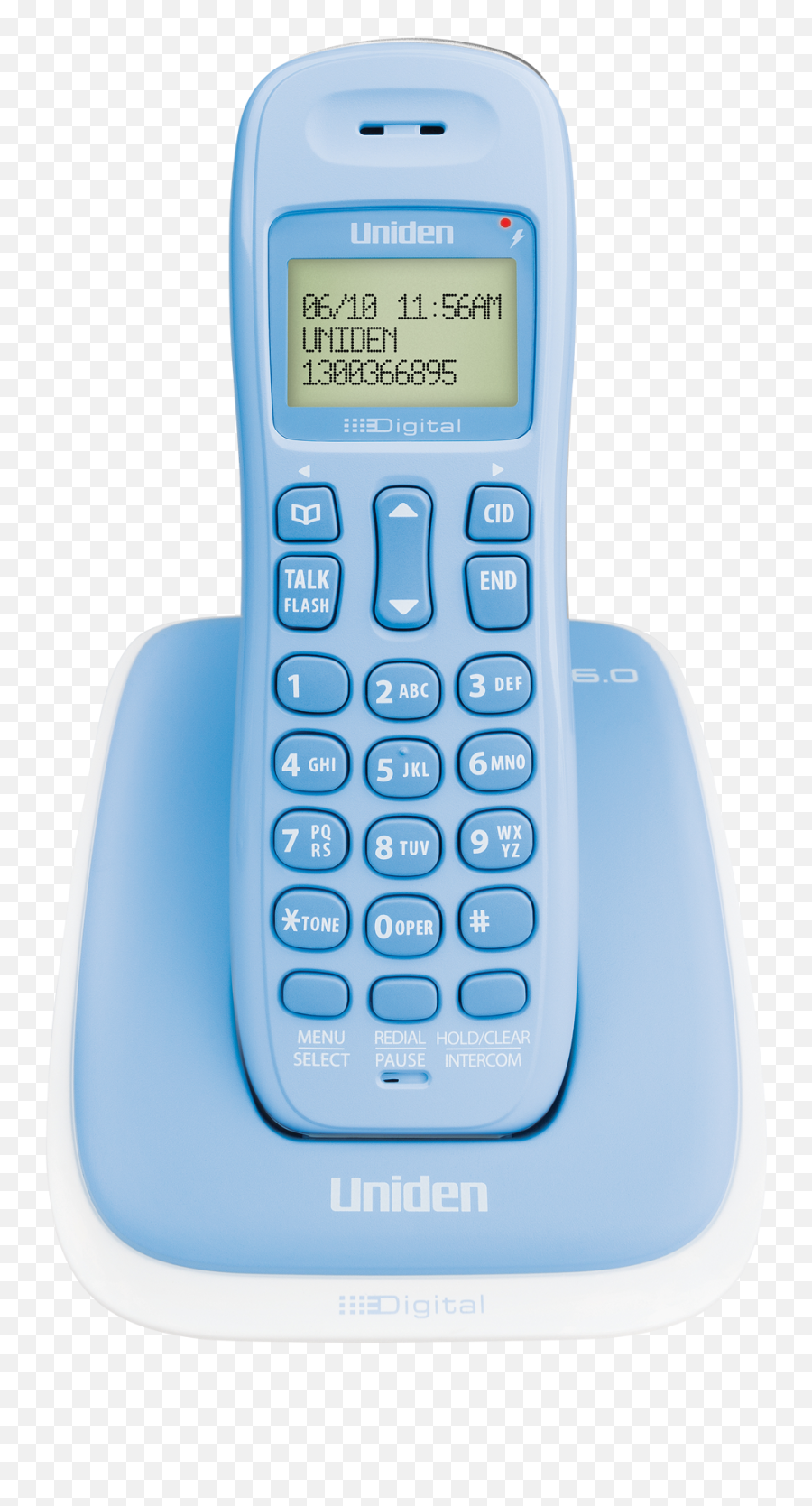 Dect 1015fz Blue - Uniden Cordless Telephone Png,Blue Phone Png