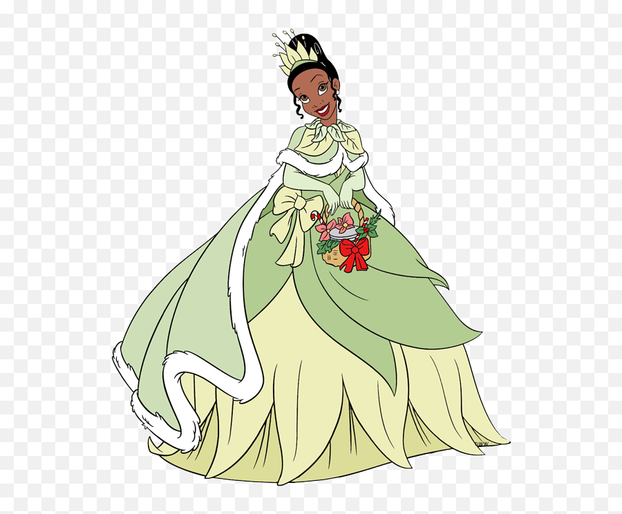 Disney Princess Tiana Hd Png Download - Disney Princess Christmas Clip Art,Transparent Disney