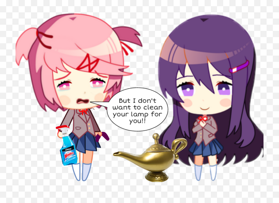 Chibi Natsuki - Doki Doki Literature Club Chibi Png,Natsuki Png