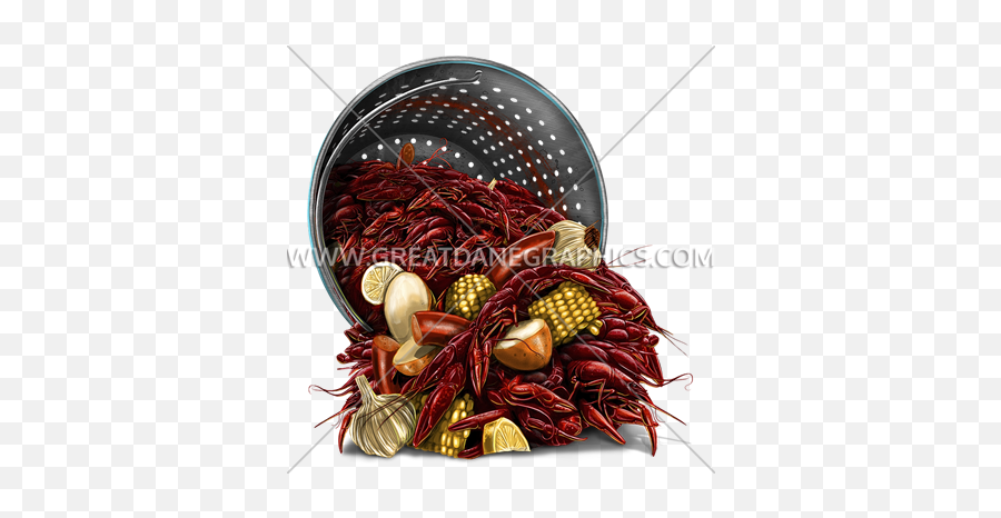 Crawfish Boil Production Ready Artwork For T - Shirt Printing Pepper Png,Crawfish Png