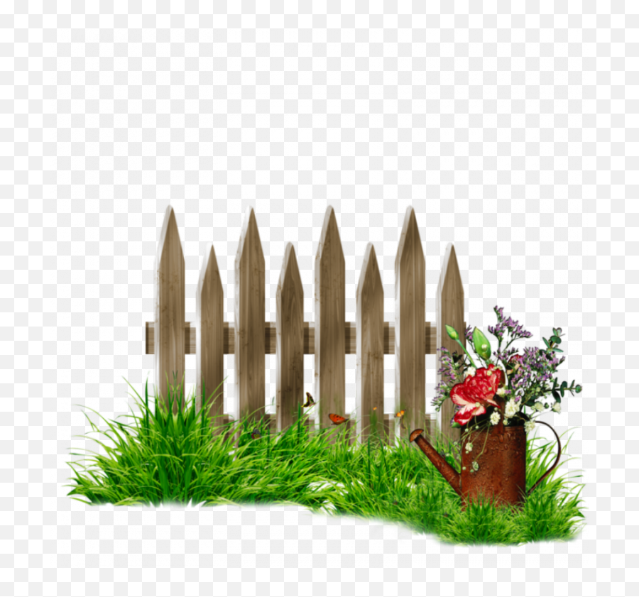 Fence Clipart Wheelbarrow Garden - Grass Png Transparent Logo Yogi Adityanath Png,Grass With Transparent Background