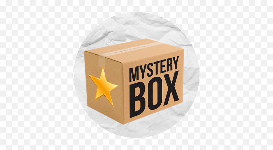 Gold Star Mystery Boxes - Gold Star Mystery Boxes The Cardboard Box Png,Gold Star Transparent Background
