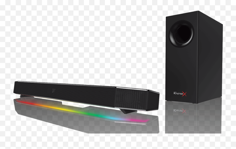 Sound Blasterx Katana Speaker System Pumps Big Through - Creative Blasterx Katana Soundbar Png,Katana Transparent Background