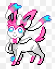 Sylveon - Sylveon Pokemon Pixel Art Png,Sylveon Png