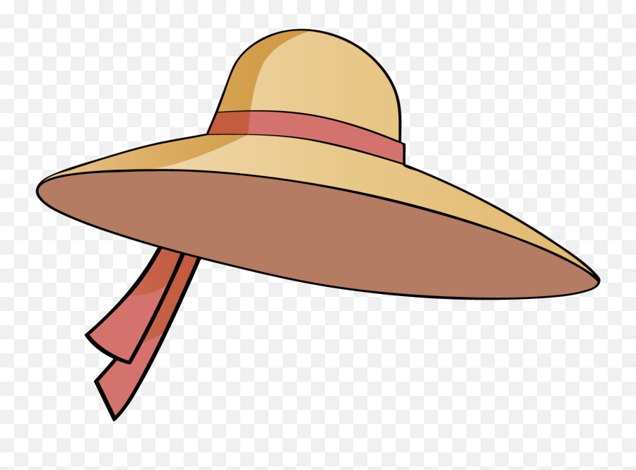 Hat Designer Computer File - Cartoon Lady Hat Png Download Cartoon Sun Hat Transparent,Sombrero Transparent