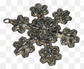1976 Gorham Sterling Silver Snowflake - Png,Silver Snowflake Png