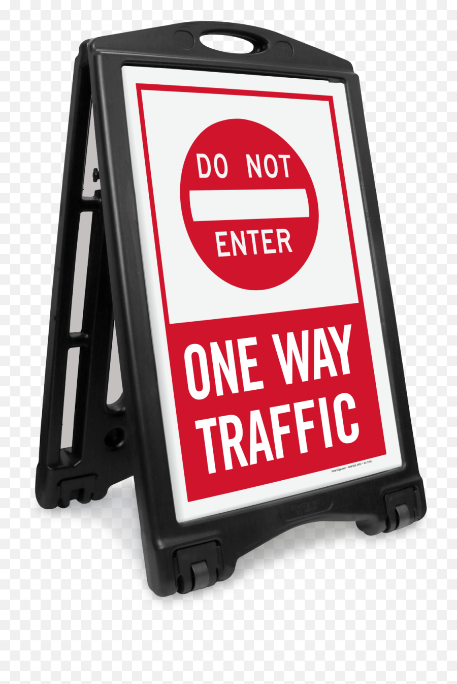 Dont Enter One - Way Traffic Portable Sidewalk Sign Sku K Not Enter Sign Png,Do Not Sign Png